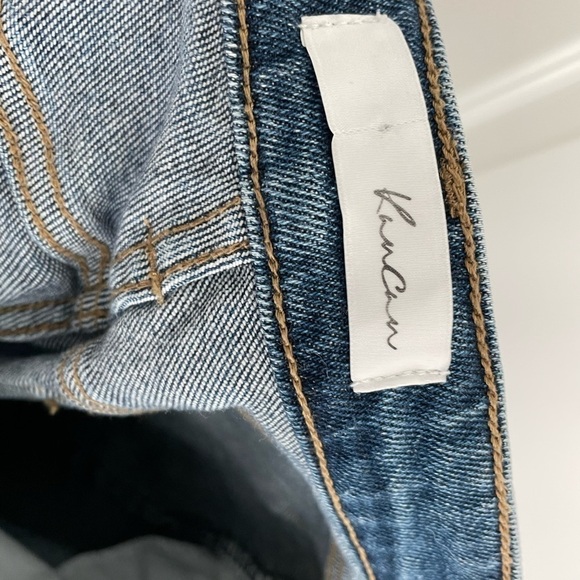 Kancan High Rise Distressed Shark Bite Hem Skinny Jeans Size 29 - Picture 7 of 7